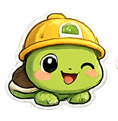 Le joyeux roi des tortues représente une circulation fluide